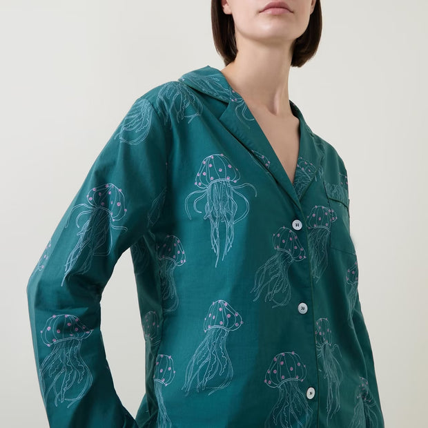 THE LONG SET - JELLYFISH FOREST - 100% ORGANIC COTTON VOILE