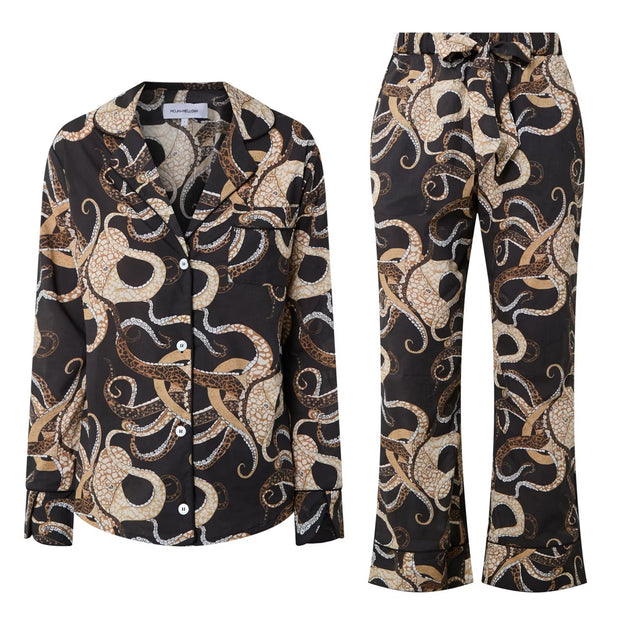 THE LONG SET - OCTOPUS - 100% ORGANIC COTTON VOILE